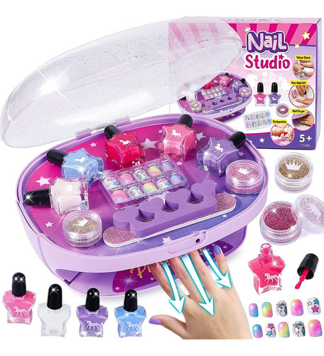 Golray Kids Juego De Esmaltes De Uñas Para Niñas, Kit De Art