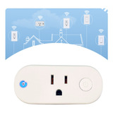 Enchufe Inteligente Wifi Smart Plug Alexa Google Home Color Blanco