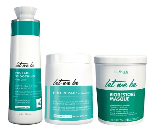 Let Me Be Btx Pro Repair + Progressiva + Biorestore 1 Kg 