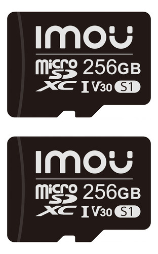 Pack X2 Tarjetas De Memoria Imou Microsd Sdhc S1 C10 256gb 