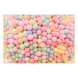 Fundo Fotográfico - Balões Candy Festa Colorida 1,50 X 2,20 Cor Unica