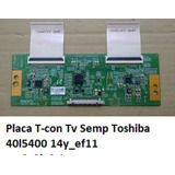 Placa T-con Tv Semp Toshiba 40l5400 14y_ef11_ta2c2lv0.1
