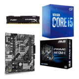 Kit Intel 10 Ger I5 10400 Asus Prime H410m-e 16gb 2666mhz
