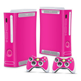 Skin Para Xbox 360 Fat Adesivo - Rosa Pink