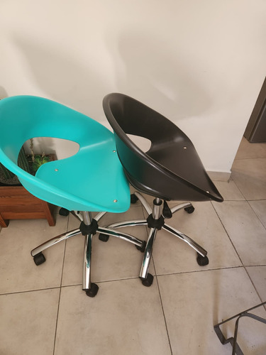 Silla Oficina Base Cromada Neumatica Diseño One Escritorio