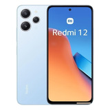 Celular Xiaomí Redmi 12 256/8 Azul + Nf E Fone Brinde 