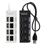 Hub Usb 4 Puertos Interruptor High Speed