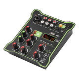 Consola Eléctrica Tuner Phantom Mixer Compact Sound Power De