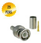 Conector Bnc Macho Para 75 Ohm, 25pzas Epcom, Tt-rg-91