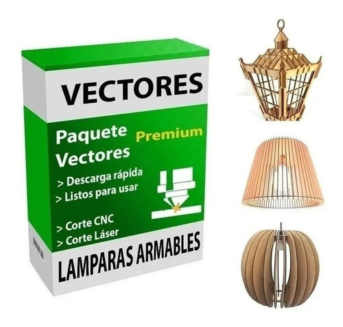 Vectores Lamparas +199 Corte Laser Router Cnc Mdf