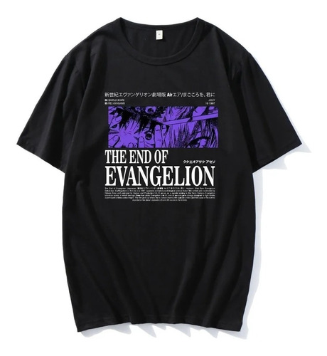 Camiseta The End Of Evangelion  Camisa Anime 100% Algodão