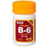 Vitamina B-6 25 Mg, 100 Comprimidos, Watson Rugby