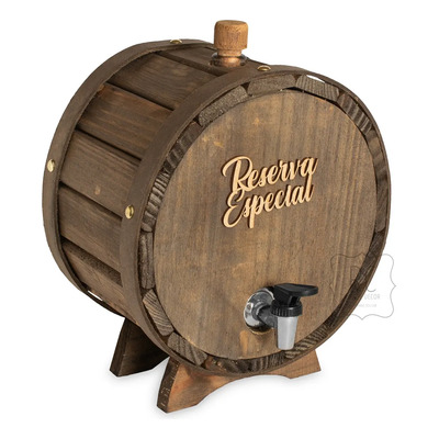 Barrica Pingômetro 01 Litro Exclusivo Revestido De Madeira | MercadoLivre