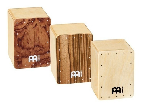 Shakers Meinl Sh50set Set De 3 Mini Cajon Peruano