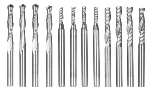 W 1/8in Vástago Cnc Router Bit Flauta Fresado Cortador