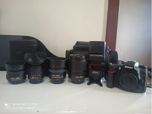 Nikon D7100 Dslr + Kit De Lentes + Flash