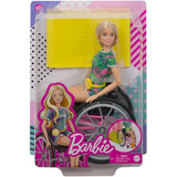 Barbie Fashionistas Silla De Ruedas Y Pelo Rubio Largo #165