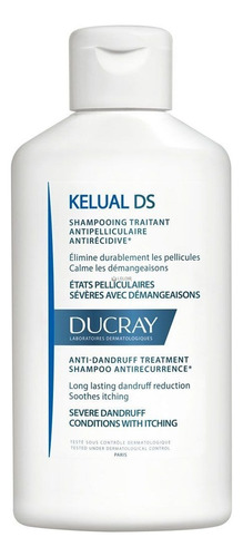 Repuesto Shampoo Ducray Kelual Ds Caspa Severa Persistente En Botella De 100ml Por 1 Unidad De 100ml