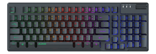 Teclado Con Control De Volumen, Diseño De Jazz Metálico Con