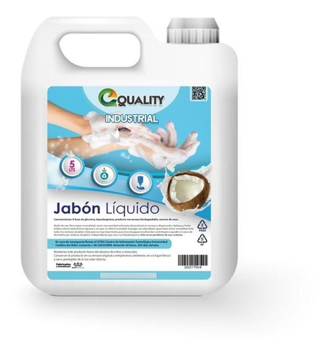 Jabón Liquido 5lts Equality - Aroma Coco