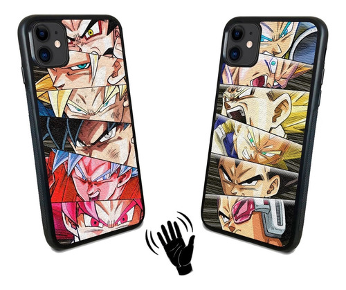 Funda Dragon Ball Goku-vegeta - Cambia De Imagen Al Moverse-