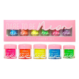 Set Pigmentos Beauty Creations® Dare To Be Neon 6 Tonos Color De La Sombra Mixto