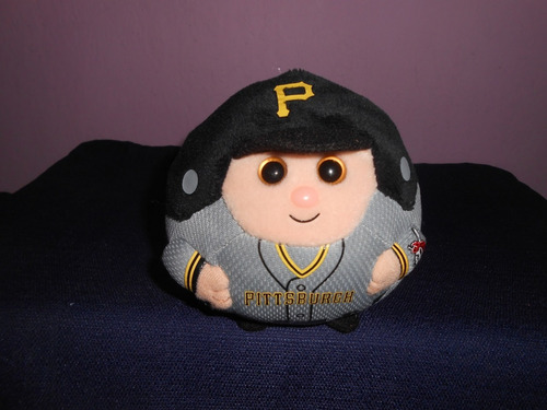 Peluche Bola De Piratas De Pittsburgh Mlb Marca Ty 12 Cms