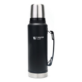 Termo Wanderlust 35196 De Acero Inoxidable 1.3l Negrotermo Wanderlust