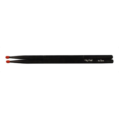 New Beat Nb-7anb By Vic Firth Baquetas Punta Nylon Negras Color Negro Tamaño 7A | Envío gratis