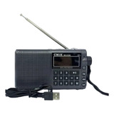Radio Amfm Bluetooth Usb Panel Solar Recargable Aux Linterna