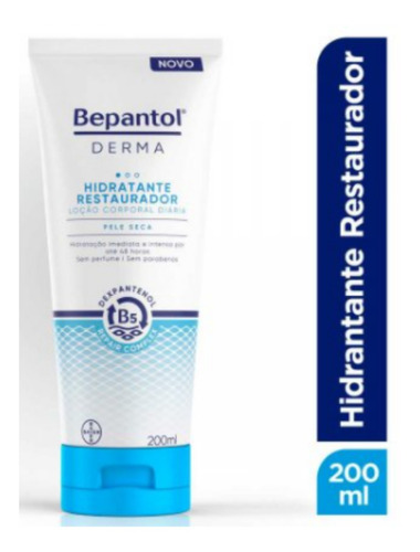 Loção Corporal Hidratante Restaurador Bepantol Derma 200ml