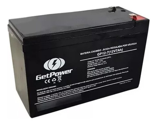 Bateria 12v 7ah Csb No Break Sms Apc Alarmes Gp1272 F2
