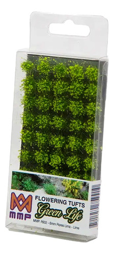 Diorama Pasto Estático Flowering Tuft 6mm Flores Lima