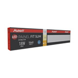 Painel Led Embutir Retangular 18w - Avant Fit Slim 10x60