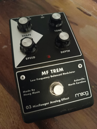 Pedal Tremolo Moog Mf Trem Made In Usa Tremendo!! Impecable