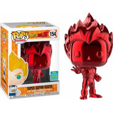 Funko Pop Vegeta 154 Red Chrome Sdcc Dragon Ball Exc 