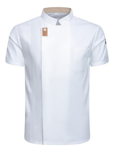 Chef Jacket Homens E Mulheres, Camisa De Chef De Manga Curta