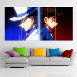 Cuadro Poliptico Detective Conan Anime Art Xxl 192x100cm