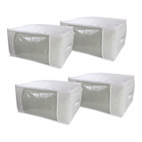 Organizador Multiuso Branco M- 60x45x30cm- 4 Unidades