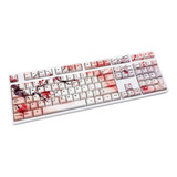 Capa Decorativa Diy Pbt 108 Keys Keycaps Para 61 68 87