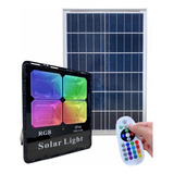 Reflector Led Solar 50w Rgb Multicolor