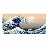 Mousepad Gammer / Dibujo Cad Xxl - Gran Ola - Hokusai - 05 