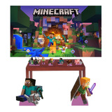 Minecraft - Kit Festa Decoração Displays + Painel + Totens