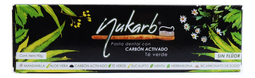 Pasta Dental Con Carbon Activado 90 G Nukarb