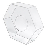 Nuevo Caja De Centro De Mesa Hexagonal De Soporte De Pastel