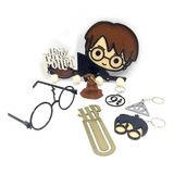 Portallave Harry Potter + 4 Llaveros+señalador+anteojos