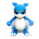 Digimon 02 Veemon Playset Boneco Bandai 2000 14cm