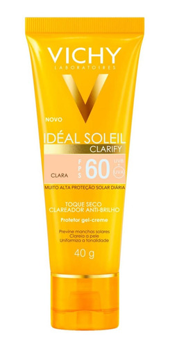 Vichy Idéal Soleil Clarify Fps 60 Clara - Protetor Solar 40g