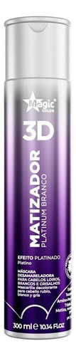  Magic Color Matizador 3d Platinum Branco Platinado 300 Ml