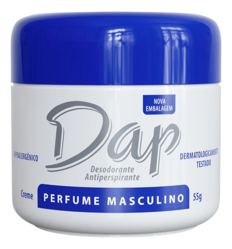 Desodorante Antitranspirante Creme Perfume Masculino 55g Dap